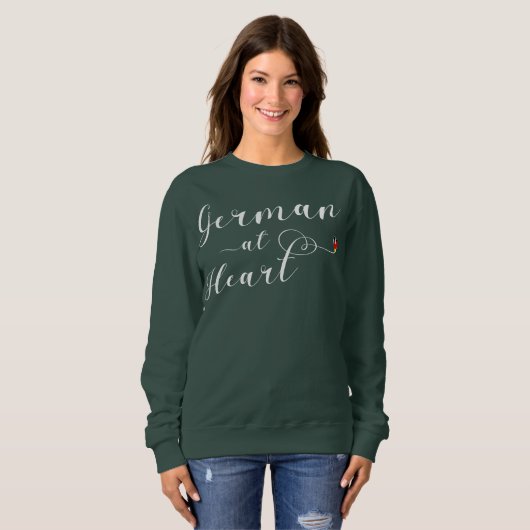Deutsch im Herzen Deutschlands Sweatshirt (Vorne ganz)