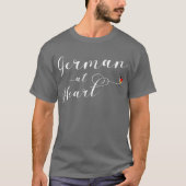 Deutsch im Herzen Deutschlands T-Shirt (Vorderseite)
