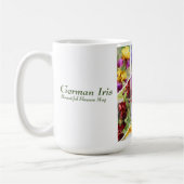 Deutsch Iris [Klassische Tasse] Kaffeetasse (Links)