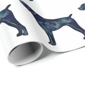 Deutsch Kurzblendfarbe Geschenkpapier (Rolleneckpunkt)