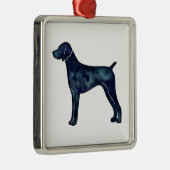 Deutsch Kurzblendfarbe Ornament Aus Metall (Rechts)