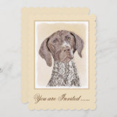 Deutsch Kurzfilme - Original Kunst Einladung (Vorne/Hinten)