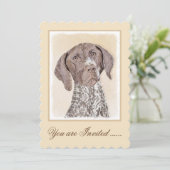 Deutsch Kurzfilme - Original Kunst Einladung (Stehend Vorderseite)