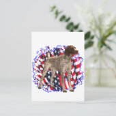 Deutsch Kurzfilmer Pointer Patriot Postkarte (Stehend Vorderseite)