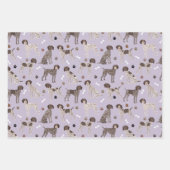 Deutsch Kurzgezogener Zeiger-Hundeknochen und Paw Geschenkpapier Set (Vorderseite 3)