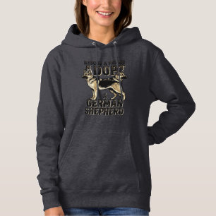Deutsch Kurzhaar Adoption Vintage Rettungshund-Shi Hoodie