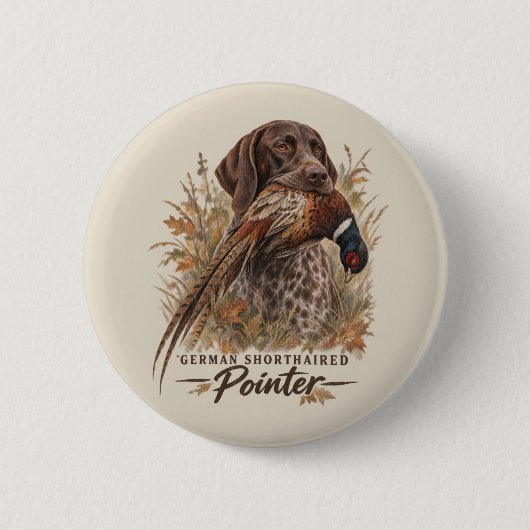Deutsch Kurzhaar  Button (Vorderseite)