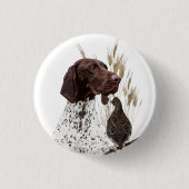 Deutsch Kurzhaar Button (Vorderseite)
