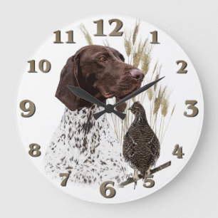 Deutsch-Kurzhaar  Große Wanduhr