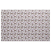 Deutsch Kurzhaar-Lavaflorale Stoff (Fat Quarter (45,7 x 55,9 cm))
