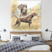 Deutsch Kurzhaar  Leinwanddruck (Insitu (Schlafzimmer))