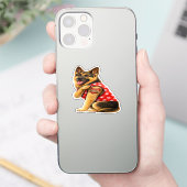 Deutsch Kurzhaar-Mutter-Tattoo Aufkleber (Telefon)