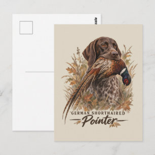 Deutsch Kurzhaar Postkarte