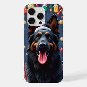 Deutsch Kurzhaar Santa Feiertag Tägliche Benutzung iPhone 15 Pro Max Hülle