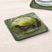 Deutsch Kurzhaar , SZANTA von Nemrod's Getränkeuntersetzer (Linke Seite)