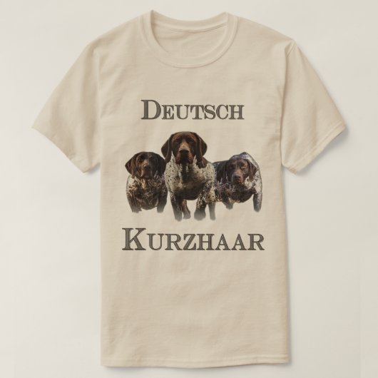 Deutsch Kurzhaar T-Shirt (Design vorne)