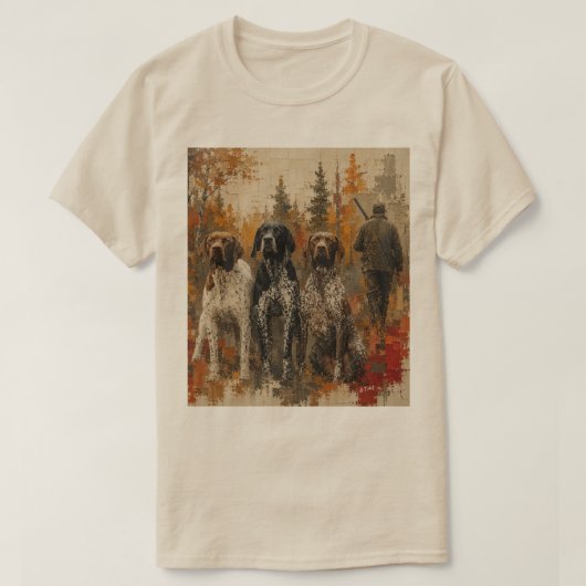 Deutsch Kurzhaar T-Shirt (Design vorne)