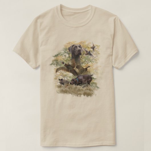 Deutsch Kurzhaar T-Shirt (Design vorne)