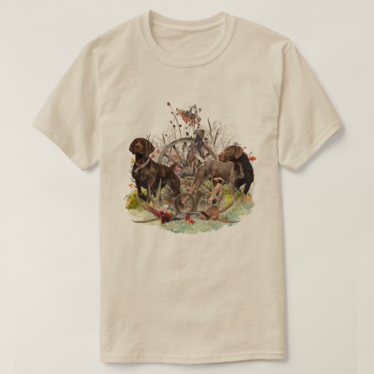 Deutsch Kurzhaar T-Shirt (Design vorne)