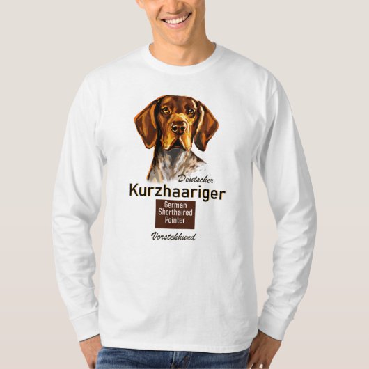 Deutsch Kurzhaar T-Shirt (Vorderseite)