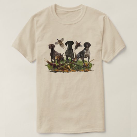 Deutsch Kurzhaar T-Shirt (Design vorne)