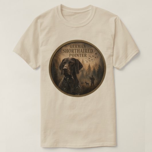 Deutsch Kurzhaar T-Shirt (Design vorne)