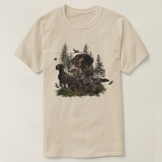 Deutsch Kurzhaar T-Shirt (Design vorne)