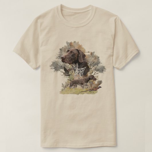 Deutsch Kurzhaar T-Shirt (Design vorne)