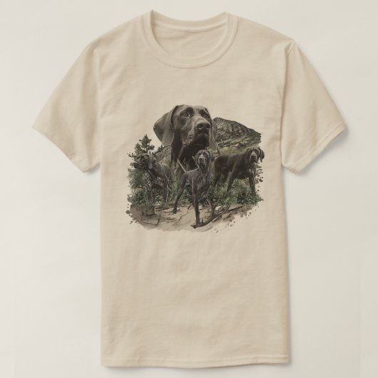 Deutsch Kurzhaar T-Shirt (Design vorne)
