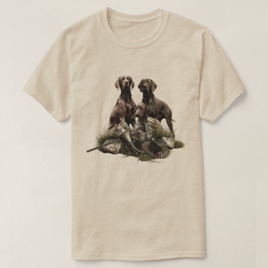 Deutsch Kurzhaar T-Shirt (Design vorne)