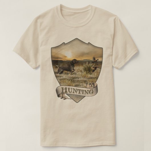 Deutsch Kurzhaar T-Shirt (Design vorne)