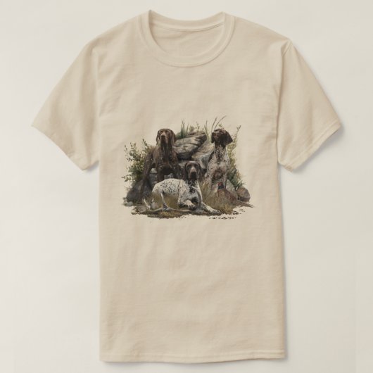 Deutsch Kurzhaar T-Shirt (Design vorne)