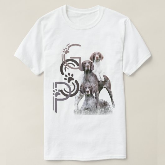Deutsch Kurzhaar T-Shirt (Design vorne)