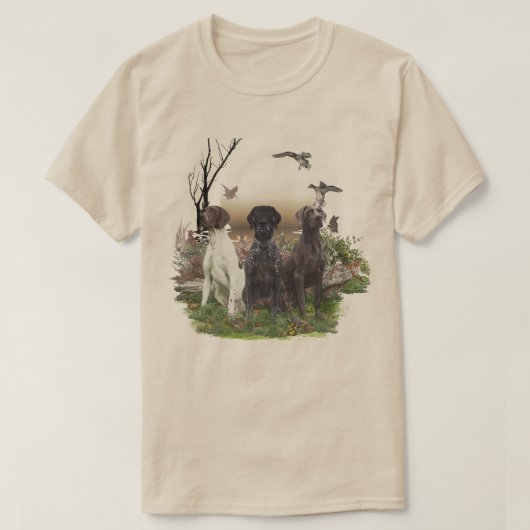 Deutsch Kurzhaar T-Shirt (Design vorne)