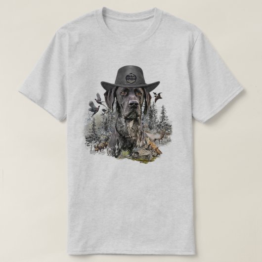Deutsch Kurzhaar T-Shirt (Design vorne)