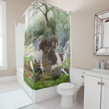 Deutsch Kurzhaarige niedliche Welpen