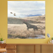 Deutsch Kurzhaarige Pointer-Jagdquai , Kunst Leinwanddruck (Insitu (Wohnzimmer))