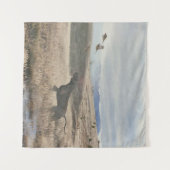 Deutsch Kurzhaarige Pointer-Jagdquai , Kunst Wandteppich (Vorderseite (Horizontal))