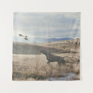 Deutsch Kurzhaarige Pointer-Jagdquai , Kunst Wandteppich
