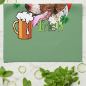 Deutsch Kurzhaarige Pointer St Pattys Küchentuch (Gefaltet)