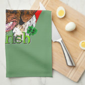 Deutsch Kurzhaarige Pointer St Pattys Küchentuch (Viertel Falte)