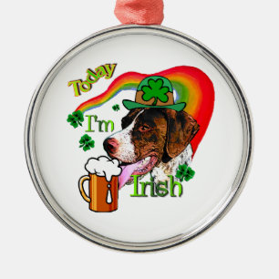 Deutsch Kurzhaarige Pointer St Pattys Ornament Aus Metall