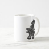 Deutsch Kurzhaarige Pointer-Welpe-Triptych-Leinwan Kaffeetasse (VorderseiteRechts)