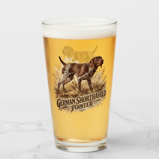 Deutsch Kurzhaariger Vorstehhund Glas (Vorne (Gefüllt))