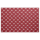 Deutsch Kurzhaariger Vorstehhund Hund Silhouetten Stoff (Fat Quarter (45,7 x 55,9 cm))