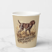 Deutsch Kurzhaariger Vorstehhund Pappbecher (Rückseite)