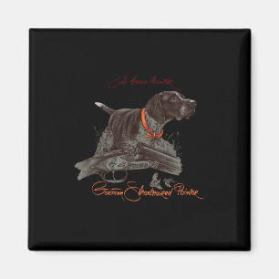 Deutsch Kurzhaariges Shirt. Geboren Hunter Magnet