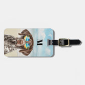 Deutsch Kurzhaarmarken Gepäckanhänger (Vorderseite horizontal)