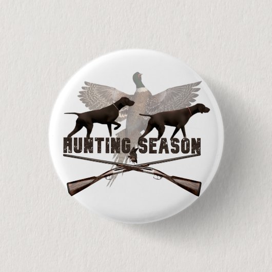 Deutsch Kurzhaarpointer, kurzhaar, Tapestry Post Button (Vorderseite)