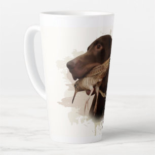 Deutsch Kurzhaarpointer, kurzhaar, Tapestry Post Milchtasse